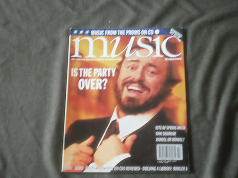 1995 JULY MUSIC (CLASSICAL) MAGAZINE - LUCIANO PAVAROTTI COVER - B 835