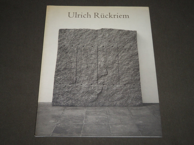 1991 ULRICH RUCKRIEM - SERPENTINE GALLERY SOFTCOVER CATALOG - KD 5007