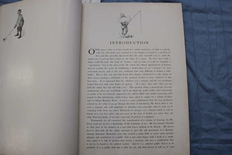 1904 A BOOK OF DRAWINGS BY A. B. FROST - HARDCOVER BOOK - KD 9582
