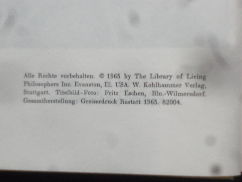 1963 MARTIN BUBER HARDCOVER BOOK-PAUL SCHILPP/MAURICE FRIEDMAN- GERMAN - KD 9001