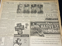 1938 SEPTEMBER 22 NEW BEDFORD STANDARD TIMES - 17 KILLED IN CAPE - NT 8910