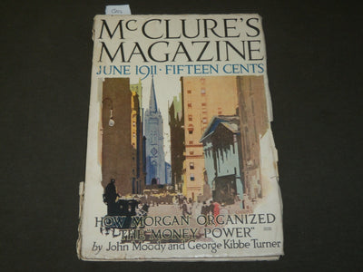 1911 JUNE MCCLURE'S MAGAZINE - COCA-COLA ADVERTISEMENT - NICE COVER - J 3686