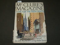 1911 JUNE MCCLURE'S MAGAZINE - COCA-COLA ADVERTISEMENT - NICE COVER - J 3686