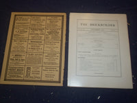 1909 NOVEMBER THE BRICKBUILDER MAGAZINE - AN ARCHITECTURAL MONTHLY - ST 258U
