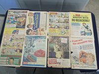 1930'S-1940 COLOR COMICS FULL PAGE ADS - LOT OF 68 - NP 5270