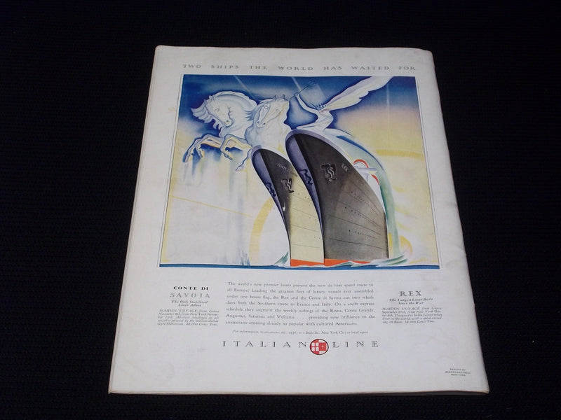 1932 AUGUST 1 TOWN & COUNTRY MAGAZINE - SIMKA SIMKHOVITCH FRONT COVER - E 2516