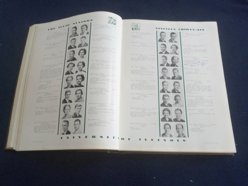1936 THE ILLIO UNIVERSITY OF ILLINOIS YEARBOOK - URBANA-CHAMPAIGN, IL - YB 2769