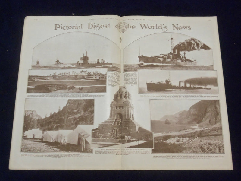 1913 NOV 13 LESLIE'S WEEKLY MAGAZINE - CONANT-LINCOLN - J.M. FLAGG - ST 6101