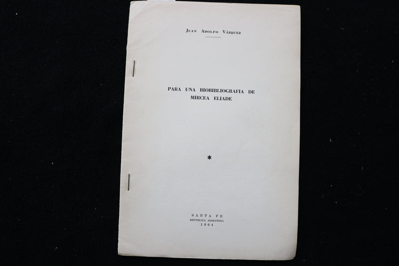 1964 PARA UNA BIOBIBLIOGRAFIA DE MIRCEA ELIADE - SOFTCOVER - LOT OF 5 - K 2236