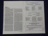 1983 JAN 19 GUNTRAM SIGNED PROGRAM - REINER GOLDBERG + 6 OTHER SIGNATURES