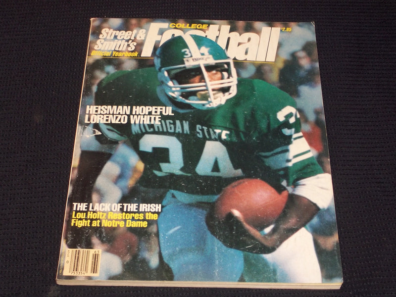 1986 STREET & SMITH'S COLLEGE FOOTBALL MAGAZINE - LORENZO WHITE - E 7864