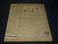 1908 MAY 15 THE BOSTON HERALD - WRIGHT BROS. MACHINE SAILS 8 MI IN 7 MIN - BH 68