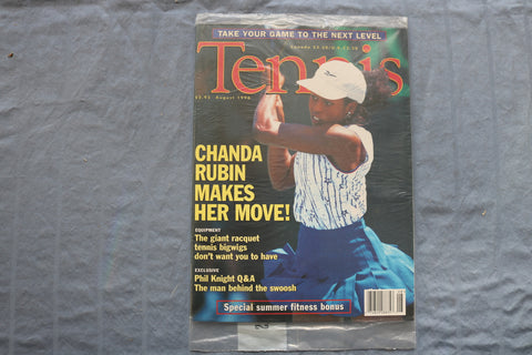 1996 AUGUST TENNIS MAGAZINE - CHANDA RUBIN COVER - ST 1003O