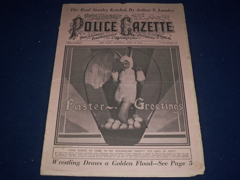 1930 APR 19 NATIONAL POLICE GAZETTE - JEANETTE LOFF - HELEN MOODY - SP 3061