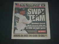 2019 JUNE 26 NEW YORK POST NEWSPAPER - YANKEES TEAM RECORD WITH HR IN 28 GAMES