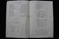 1946 DECEMBER 10 NEW BLOOMFIELD HIGH SCHOOL FOOTBALL BANQUET PROGRAM - K 2846