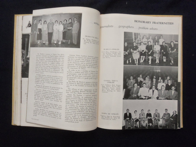 1954 WARBLER EASTERN ILLINOIS STATE COLLEGE YEARBOOK - CHARLESTON, IL - YB 3312