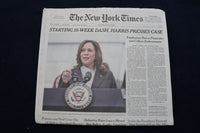 2024 JULY 23 NEW YORK TIMES - STARTING 15-WEEK DASH, HARRIS PRESSES CASE