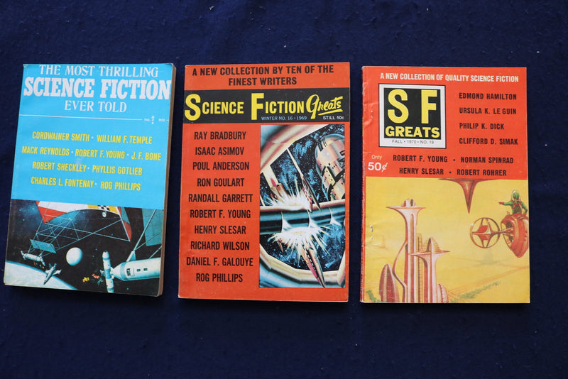 1952-1971 SCIENCE FICTION DIGEST MAGAZINES - LOT OF 17 - O 3484