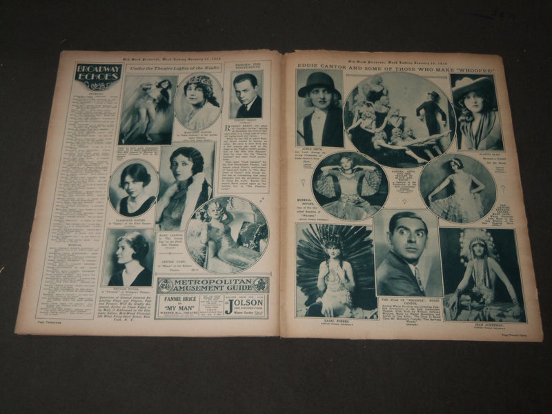 1929 JANUARY 12 MID-WEEK PICTORIAL MAGAZINE SECTION - CALVIN COOLIDGE - J 3207
