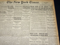 1920 FEBRUARY 20 NEW YORK TIMES - WILSON BACKS UP HIS ADRIATIC STAND - NT 7883
