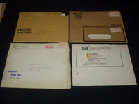 1950'S-1960'S CATALOGS WITH ENVELOPES LOT OF 15 ISSUES - O 2930I