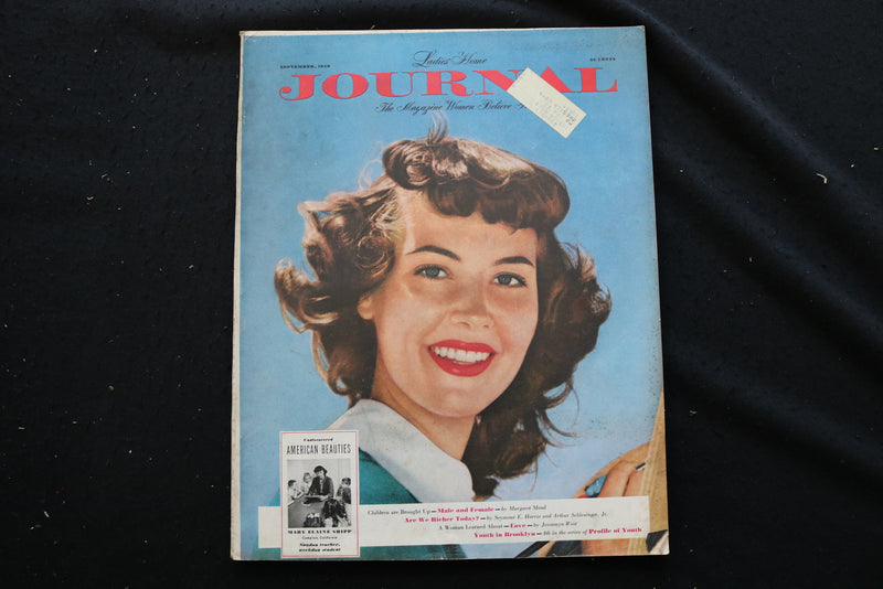 1949 SEPTEMBER LADIES' HOME JOURNAL MAGAZINE - MARY ELAINE SHIPP COVER - E 10312