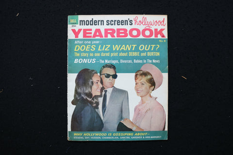 1965 MODERN SCREEN'S HOLLYWOOD YEARBOOK MAGAZINE - LIZ TAYLOR COVER - E 24280