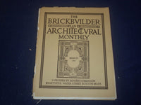 1907 MARCH THE BRICKBUILDER MAGAZINE - AN ARCHITECTURAL MONTHLY - ST 528R