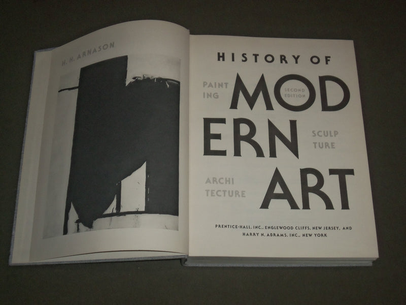 1977 HISTORY OF MODERN ART BY H. H. ARNASON BOOK - SECOND EDITION - I 1281