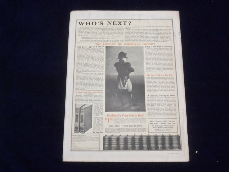 1917 MARCH 29 LESLIE'S WEEKLY MAGAZINE - UNCLE SAM - ST 6136