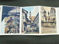 1900S ROTHENBURG POSTCARD BOOKLET - 10 POSTCARDS OF GERMAN SCENERY - J 5202