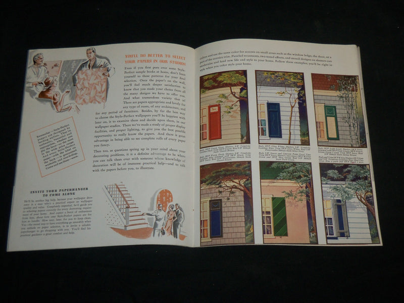 1940'S JOHNS - MANVILLE SHERWIN WILLIAMS GUIDE LOT OF 2 ISSUES - J 6766