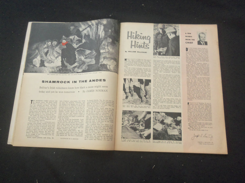 1961 JANUARY BOYS' LIFE MAGAZINE - 1961 CALENDAR COVER - ST 3770K
