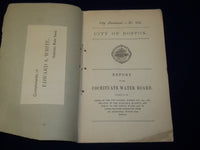 1874 REPORT OF THE COCHITUATE WATER BOARD - BOSTONIA - J 4578
