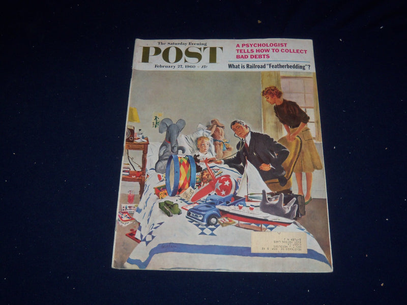 1960 FEBRUARY 27 THE SATURDAY EVENING POST MAGAZINE - ILLUSTRATED COVER- SP 5721