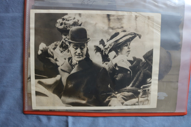 FRANKLIN D. ROOSEVELT ORIGINAL NEWS PHOTOS ALBUM - 26 PHOTOS - #3
