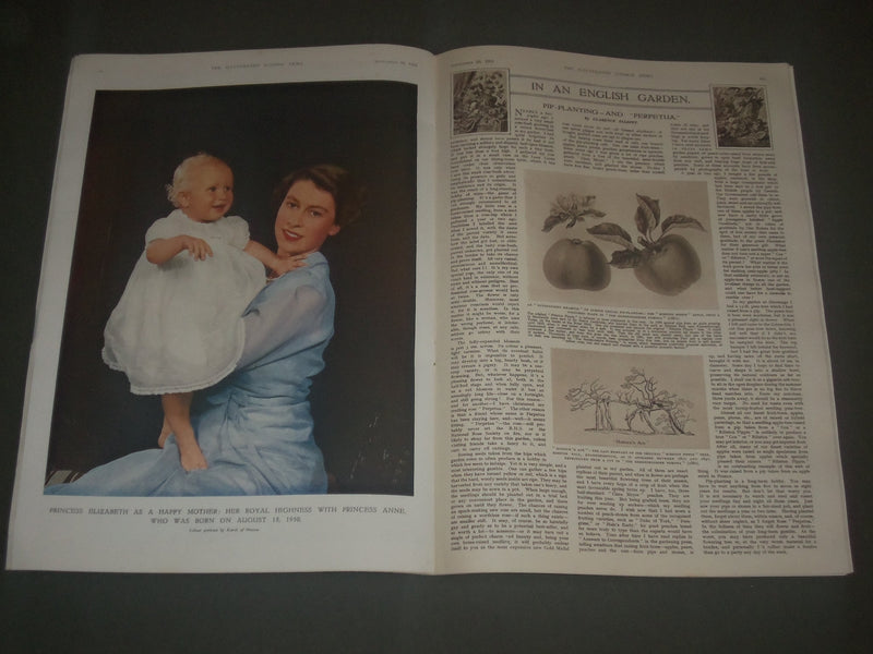 1951 SEPT 29 THE ILLUSTRATED LONDON NEWS MAGAZINE - CANADIAN ROYAL TOUR- SP 8303