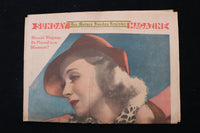 1937 OCT 17 DES MOINES SUNDAY REGISTER MAGAZINE - VIRGINIA BRUCE COVER - E 26329
