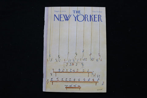 1979 SEPTEMBER 17 NEW YORKER MAGAZINE - GREAT ILLUSTRATED COVER - NY 2975