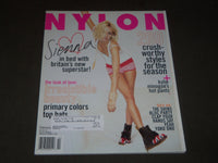 2007 FEBRUARY NYLON MAGAZINE - SIENNA MILLER COVER - FASHION - B 4202