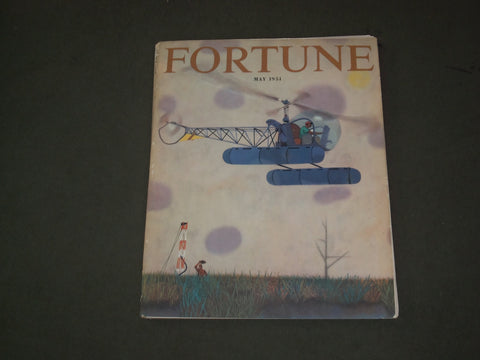 1951 MAY FORTUNE MAGAZINE - GREAT COVER & ADS - F 697