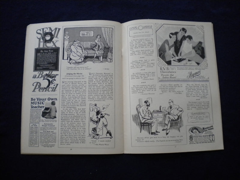 1927 MARCH 19 JUDGE MAGAZINE - THE LATEST DIRT - B 435W
