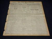 1920 MAY 5 NEW YORK TIMES NEWSPAPER - WOOD LEADS JOHNSON IN INDIANA - NT 8668