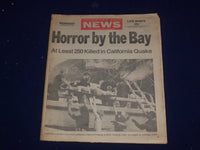 1989 OCTOBER 16 PHILADELPHIA DAILY NEWS - CALIFORNIA EARTHQUAKE - NP 2972