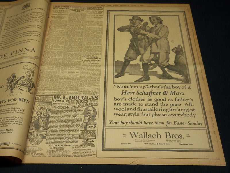 1922 APRIL 6 NEW YORK TIMES - CLAQUE AT OPERA DAMROSCH CHARGES - NT 8579