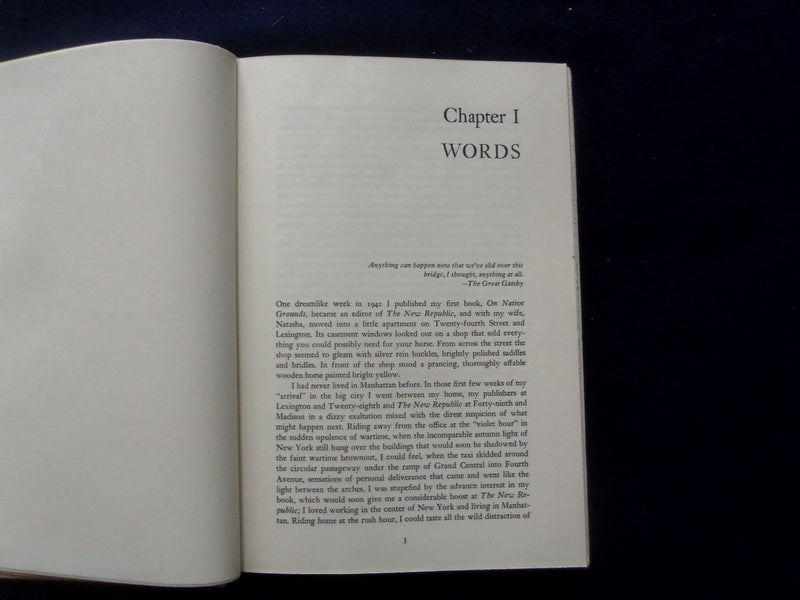 1978 NEW YORK JEW HARDCOVER BOOK BY ALFRED KAZIN - KD 8390