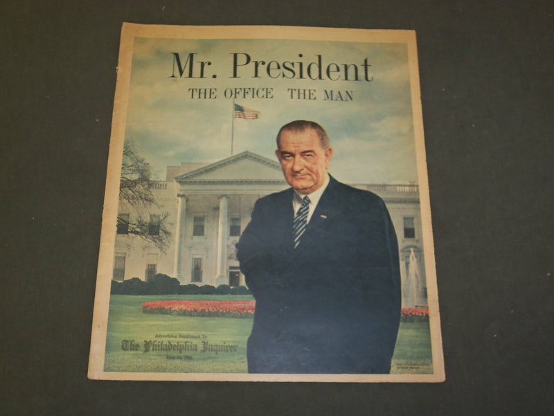 1964 JUNE 14 THE PHILADELPHIA INQUIRER NEWSPAPER - LYNDON B. JOHNSON - NP 3430