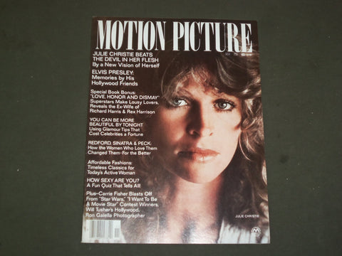 1977 NOVEMBER MOTION PICTURE MAGAZINE - JULIE CHRISTIE COVER - M 270