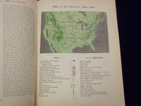 1952 HAMMOND'S NATURE ATLAS OF AMERICA BY E. L. JORDAN W/ 320 PAINTINGS - KD 105